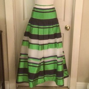 Worth Kelly Enchanting Stripe Ball Skirt